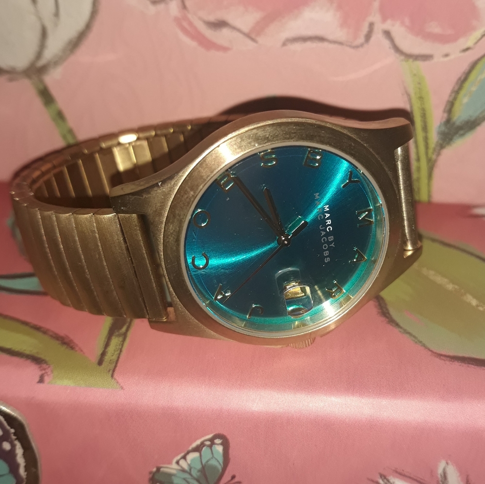Marc by Marc Jacobs gold watch
